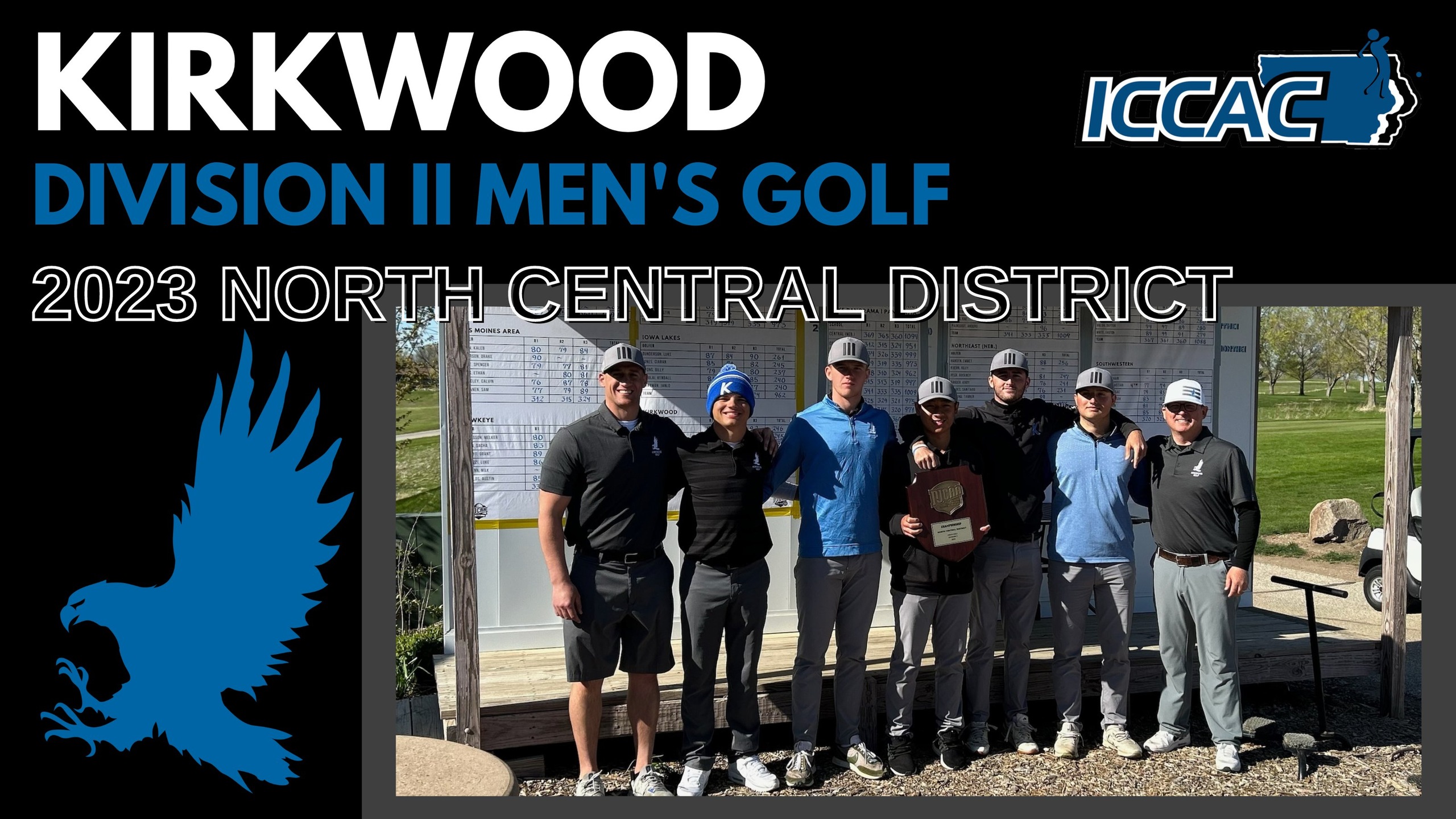 DII MEN'S GOLF NORTH CENTRAL DISTRICT CHAMPIONS