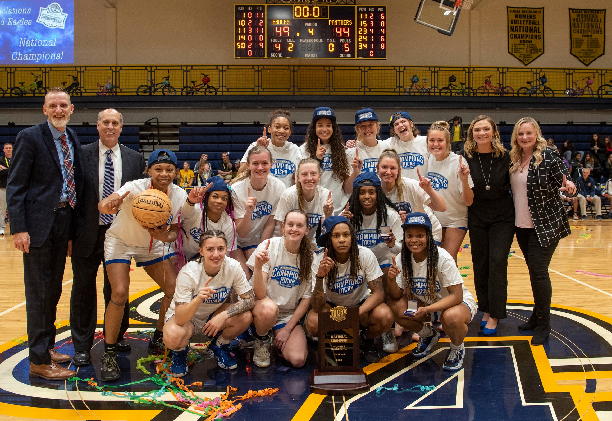 JORDAN SPARKS EAGLES TO 8TH NJCAA TITLE