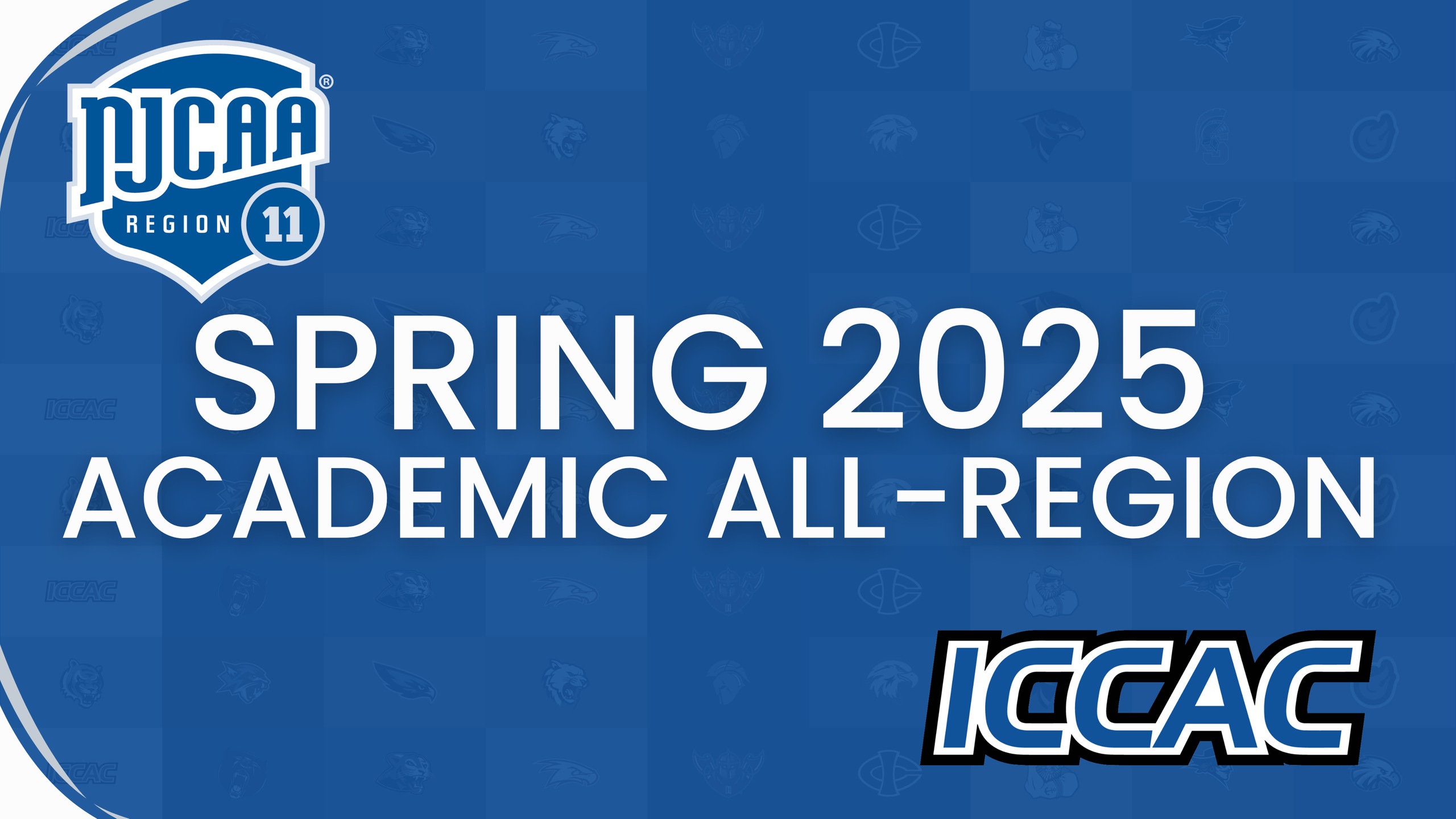 ICCAC Announces Spring 2025 Academic All-Region Performers