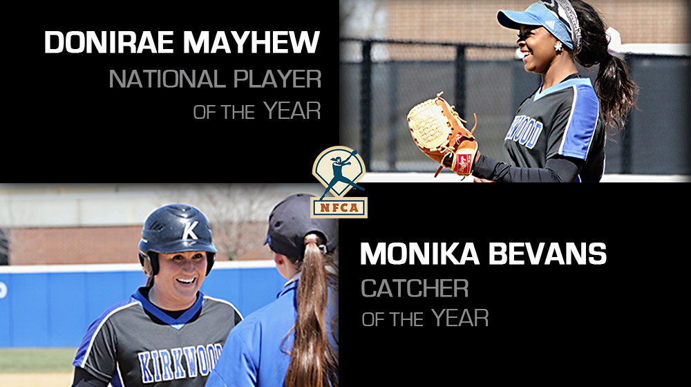 Mayhew, Bevans Earn NFCA Player of the Year Honors