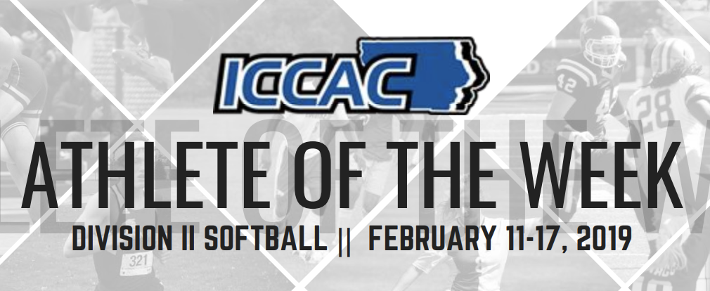 Bouman named ICCAC Pitcher of the Week || February 11-17, 2019