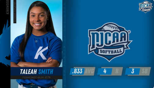 Smith Named NJCAA Player of the Week