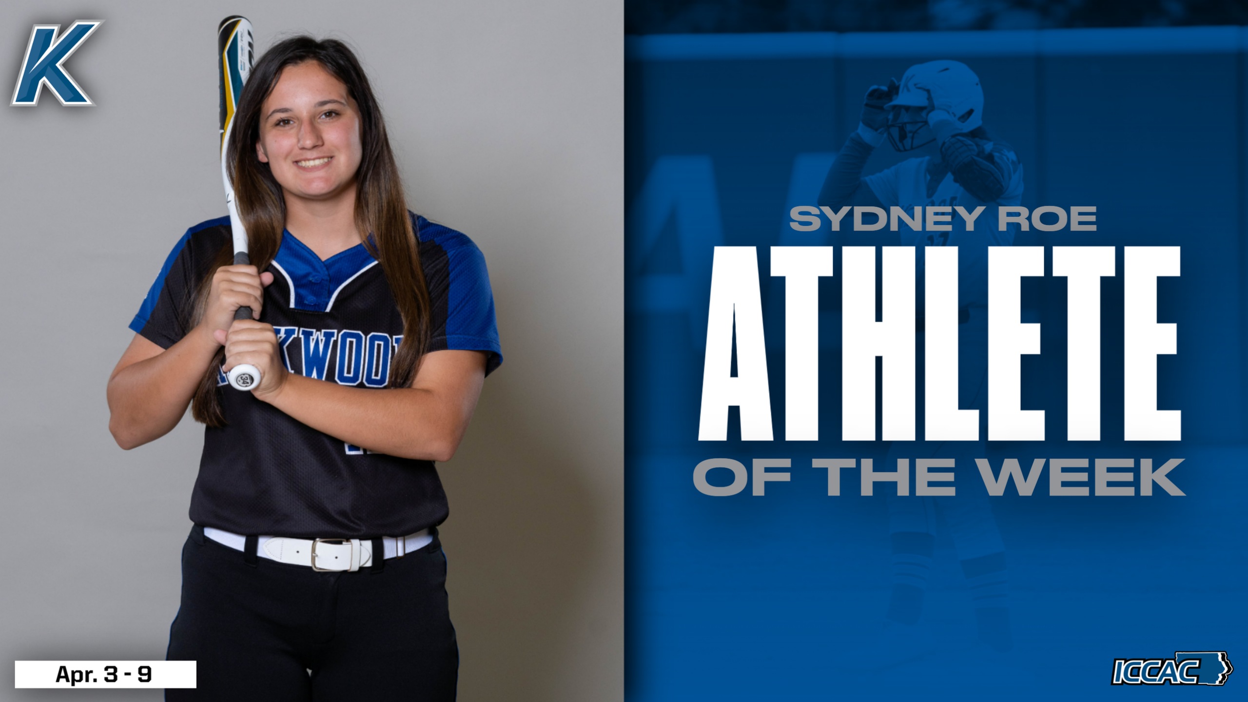 Roe Named ICCAC Athlete of the Week