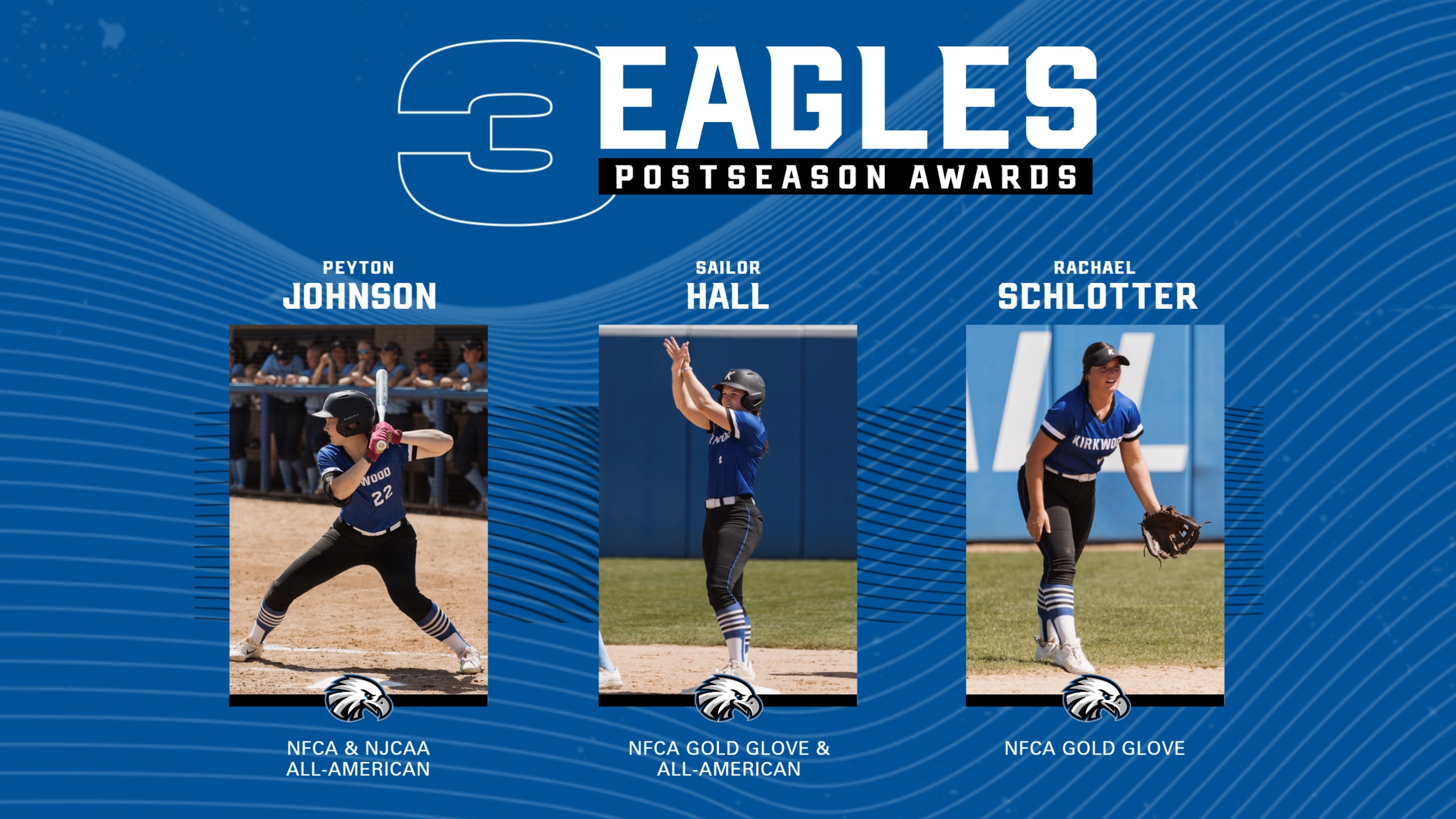3 Eagles Honored With Post-Season Accolades